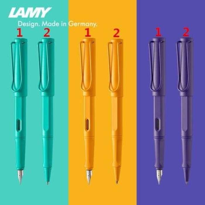 Fountain Safari Pen Candy 2022 Special Edition + LAMY Safari Rollerball Pen