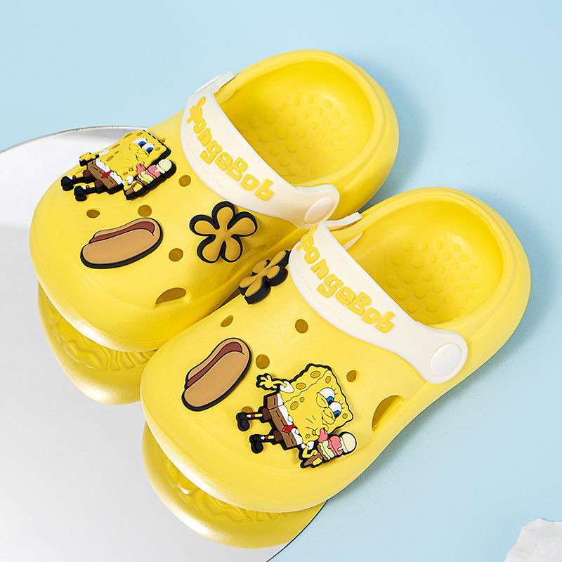 Spongebob SquarePants Hole Shoes Anti-Slip Soft Sole Beach Shoes