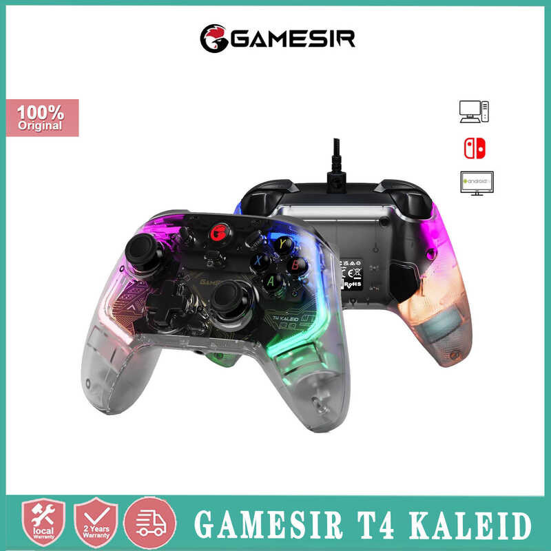Kaleid GameSir T4 T4K Gaming Controller Anti-drift Wired Gamepads with Hall Effect for Nintendo Swi 