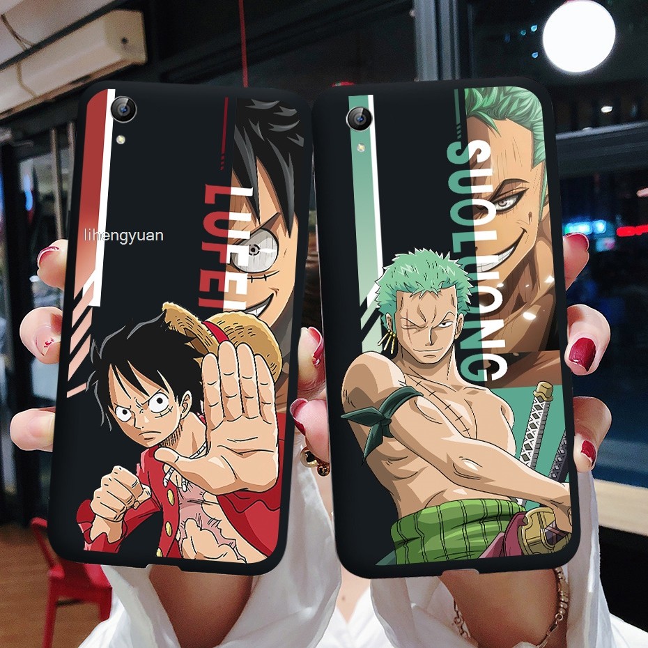 One Piece Vivo Y51 2015 Vivo Y51L 1707 เคสสีดําซิลิโคนอ่อนนุ่มอะนิเมะแนวโน้มการออกแบบใหม่ยอดนิยมเคสโ