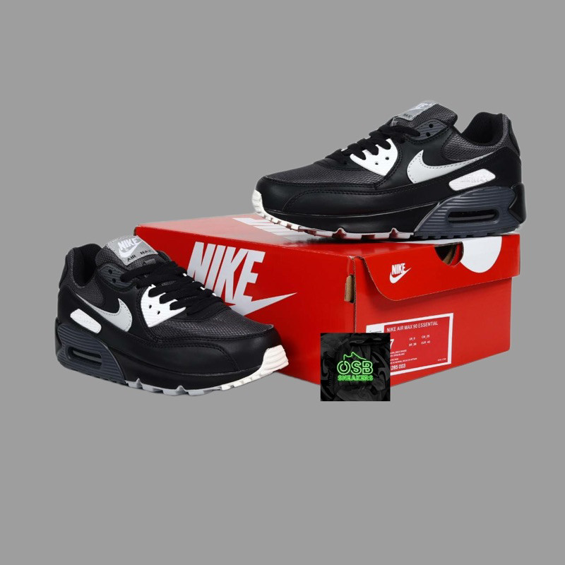 Nike Air Max 90 Essential Black Wolf Grey