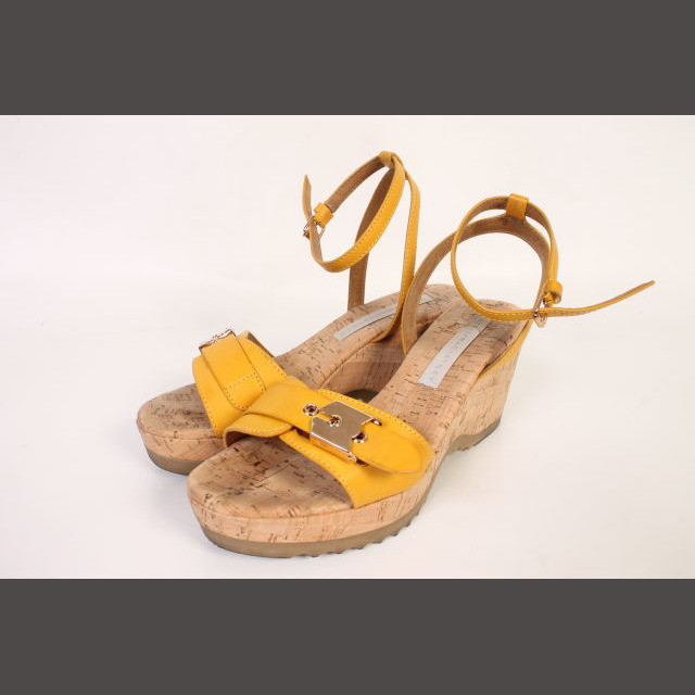 Stella McCartney Stella McCartney Sandals Wedges สีเหลือง ส ่ งตรงจากญี ่ ปุ ่ น มือสอง
