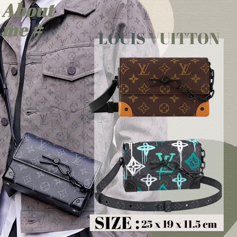 ♞หลุยส์วิตตอง Louis Vuitton Steamer Wearable Wallet กระเป๋าสะพายข้างผู้ชาย กระเป๋าสะพายข้างผู้หญิง