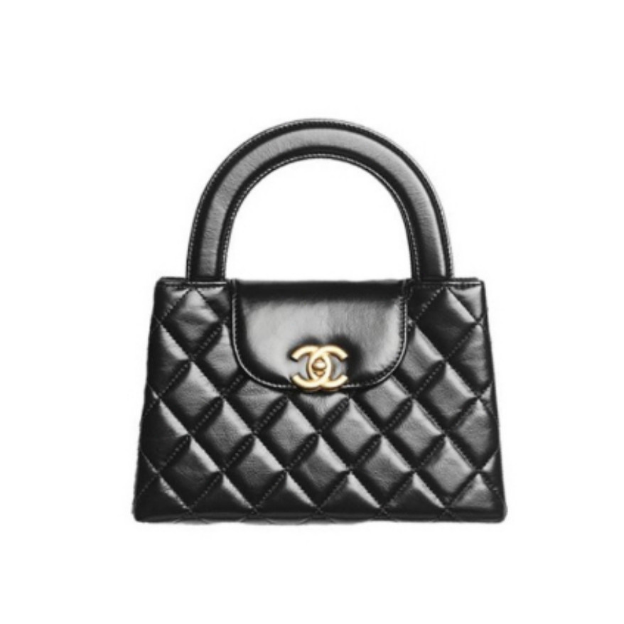 ♞,♘Chanel Small fragrant style leather diamond check single shoulder chain crossbody bag  handbag