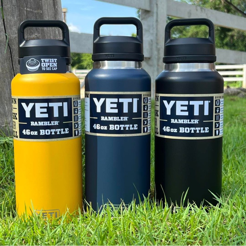 ♞ขวดเก็บอุณหภูมิ YETI RAMBLER 46oz BOTTLE ของแท้