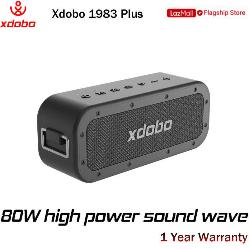1983 Plus Xdobo 80W Wireless High Power Super Bass Bluetooth 5.2 Dual EQ Sound Effect Switching TF
