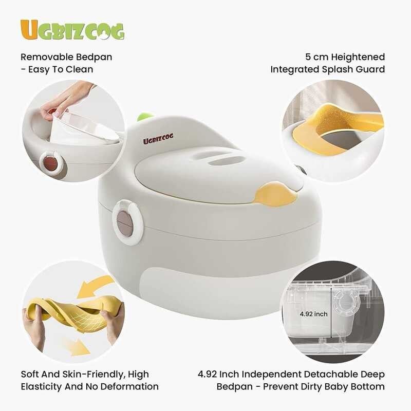 3 Toilet, in1 Removable System with Chair, Toilet Trainer, Step Stool All in One, Multifunction Pot