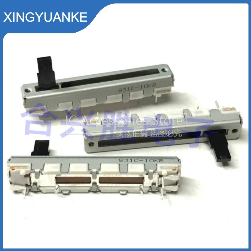 1 ชิ้น/ล็อต 45 มม.เลื่อน Potentiometer RS30111AC00V B10K เครื่องเปียโนอิเล็กทรอนิกส์ปรับระดับเสียง Fader