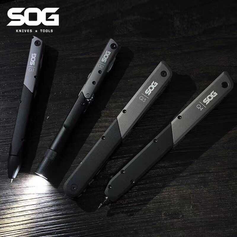 SOG กรรไกรปากกาทนทานอเนกประสงค์แบบ Q1 Q2 / Q3/Q4ที่เปิดขวด Q3Q4ที่เปิดขวด