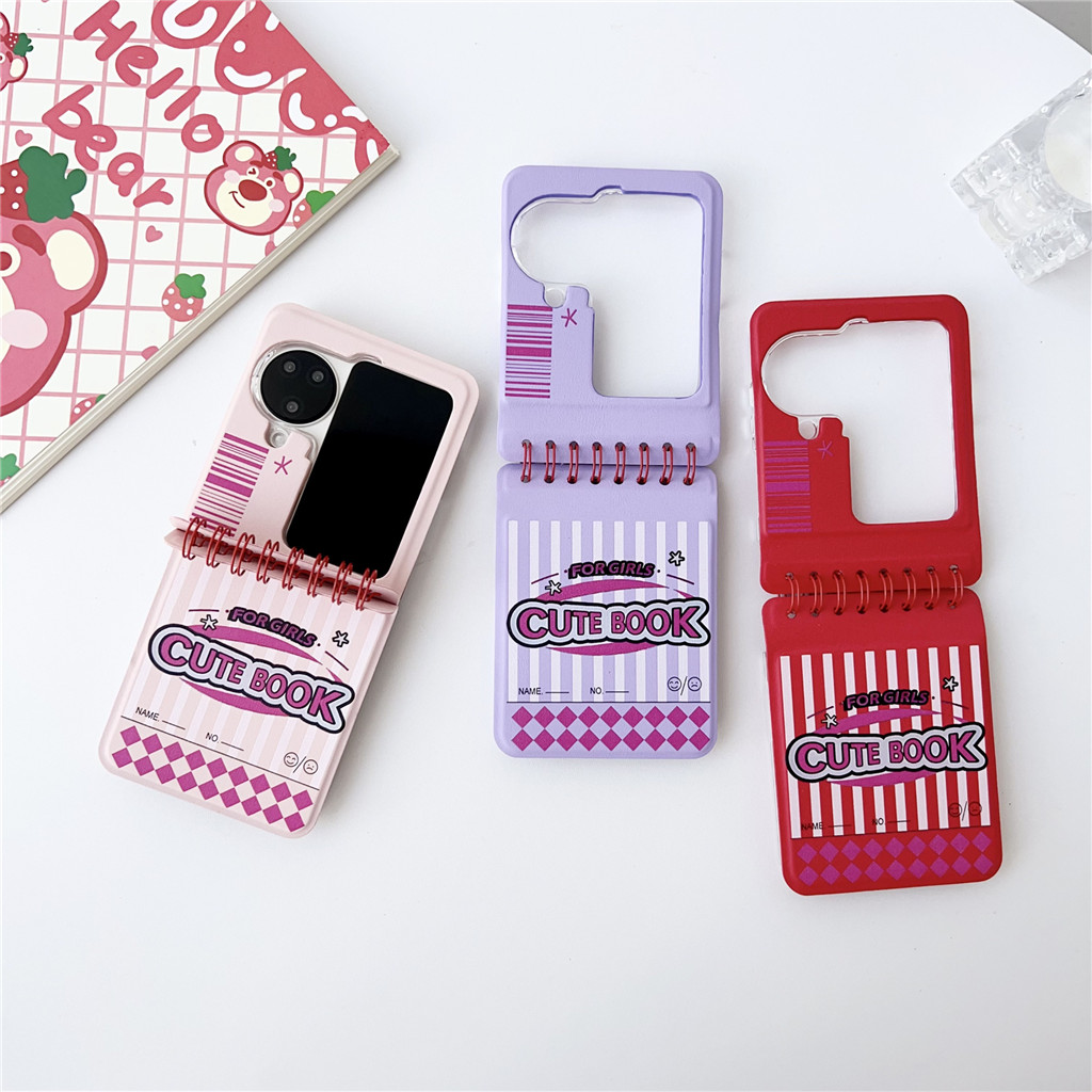 น่ารักแฟชั่นเกาหลี Niche หรูหราสีทึบเคสโทรศัพท์สําหรับ OPPO ค้นหา N2 Flip findn2 findn3 Flip ค้นหา N2 ฝาครอบ Funda