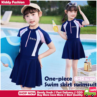 [BANGKOK SHIPPING] ชุดว่ายน้ําวันพีชสําหรับเด็กผู้หญิง 6-12 Yrs Old Kids Swimming Skirt Training ชุดว่ายน้ํา