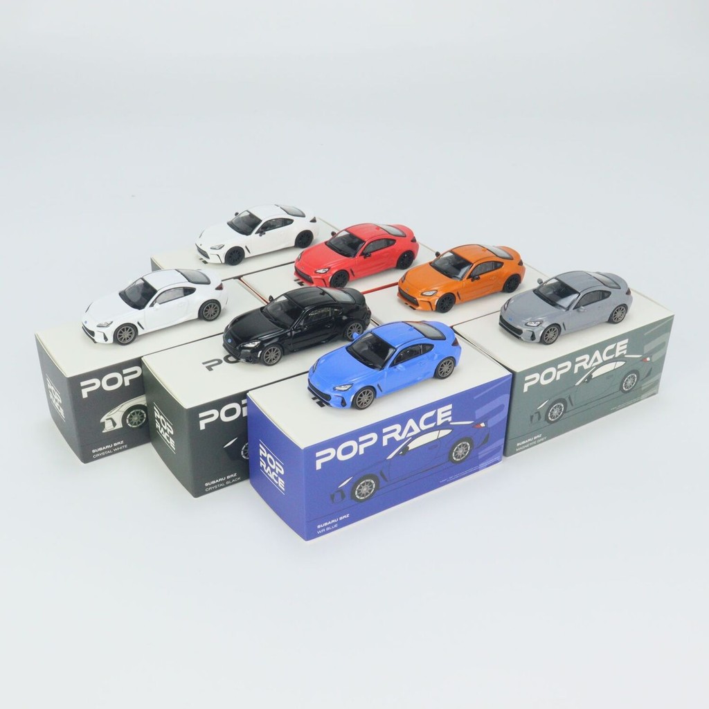 P POP RACE 1: 64 Subaru BRZ โมเดลรถอัลลอย