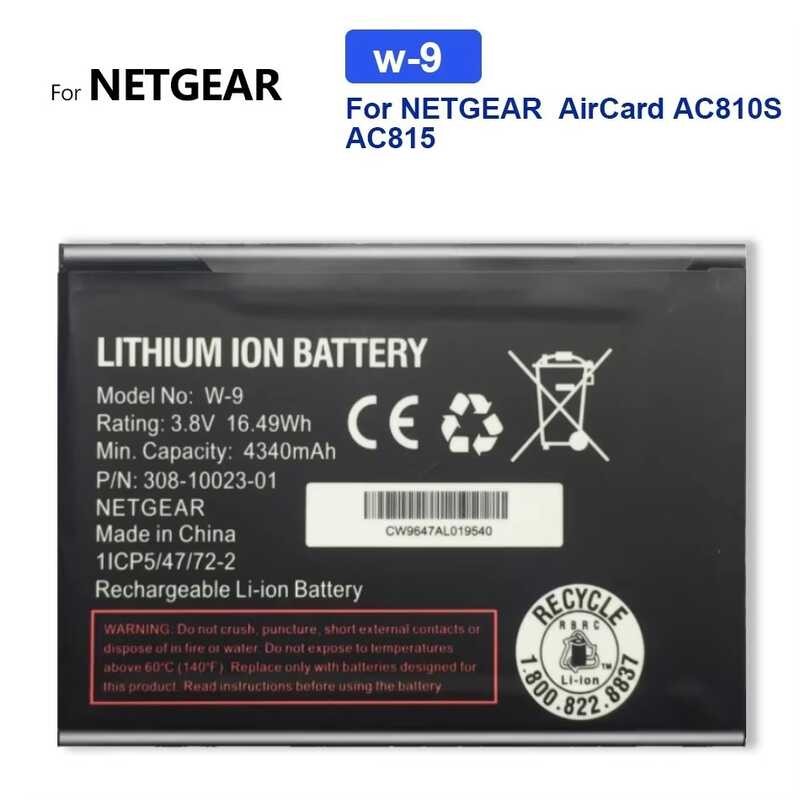 For NETGEAR AirCard AC810S AC815 Verizon W-9 แบตเตอรี่ 4340mAh