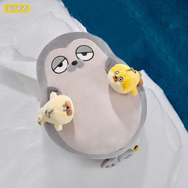 หมอนตุ๊กตานุ่ม รูปการ์ตูน SEALOOK LINEFRIENDS น่ารัก สําหรับตกแต่งบ้าน