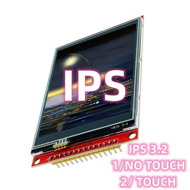 Hot IPS Serial Esp32 3.2นิ้วโมดูลสีแดงสองตัวเลือก LCD TFT Ili9341 SPI 320*240อิเล็กทรอนิกส์