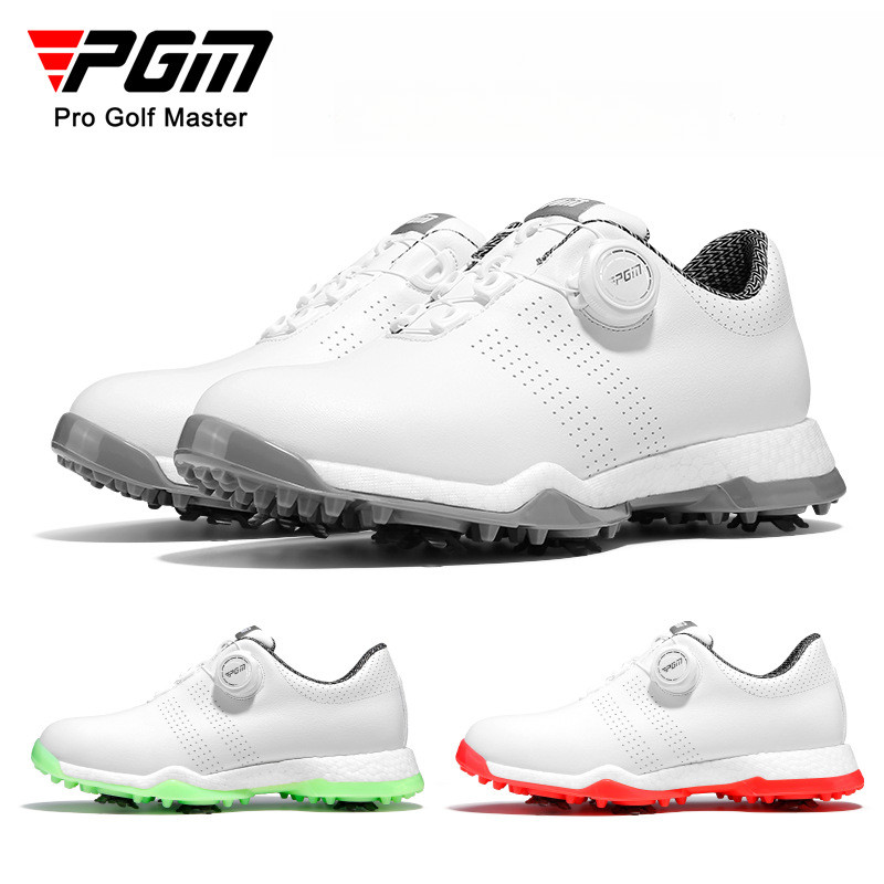 [PGM] GOLF Shoes รองเท้าผ้าใบกันน้ํากันลื่น Knob GOLF Shoes รองเท้าผ้าใบผู้หญิง XZ284 GOLF