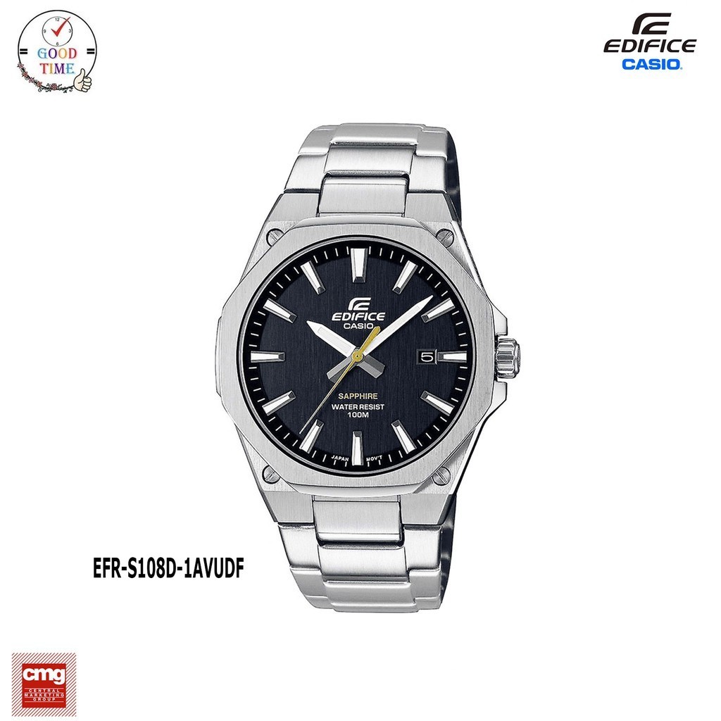 



 ♞,♘Casio Edifice แท้ ประกัน CMG นาฬิกาข้อมือผู้ชาย รุ่น EFR-S108D-1AVUDF,7AVUDF (สินค้าใหม่ ขอ