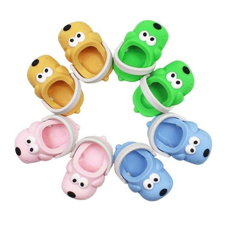 Doll Shoes Toys PVC Shoes Sandals Set For Miniature Dolls Fashion Doll Slippers Cute Fat Fish Body s