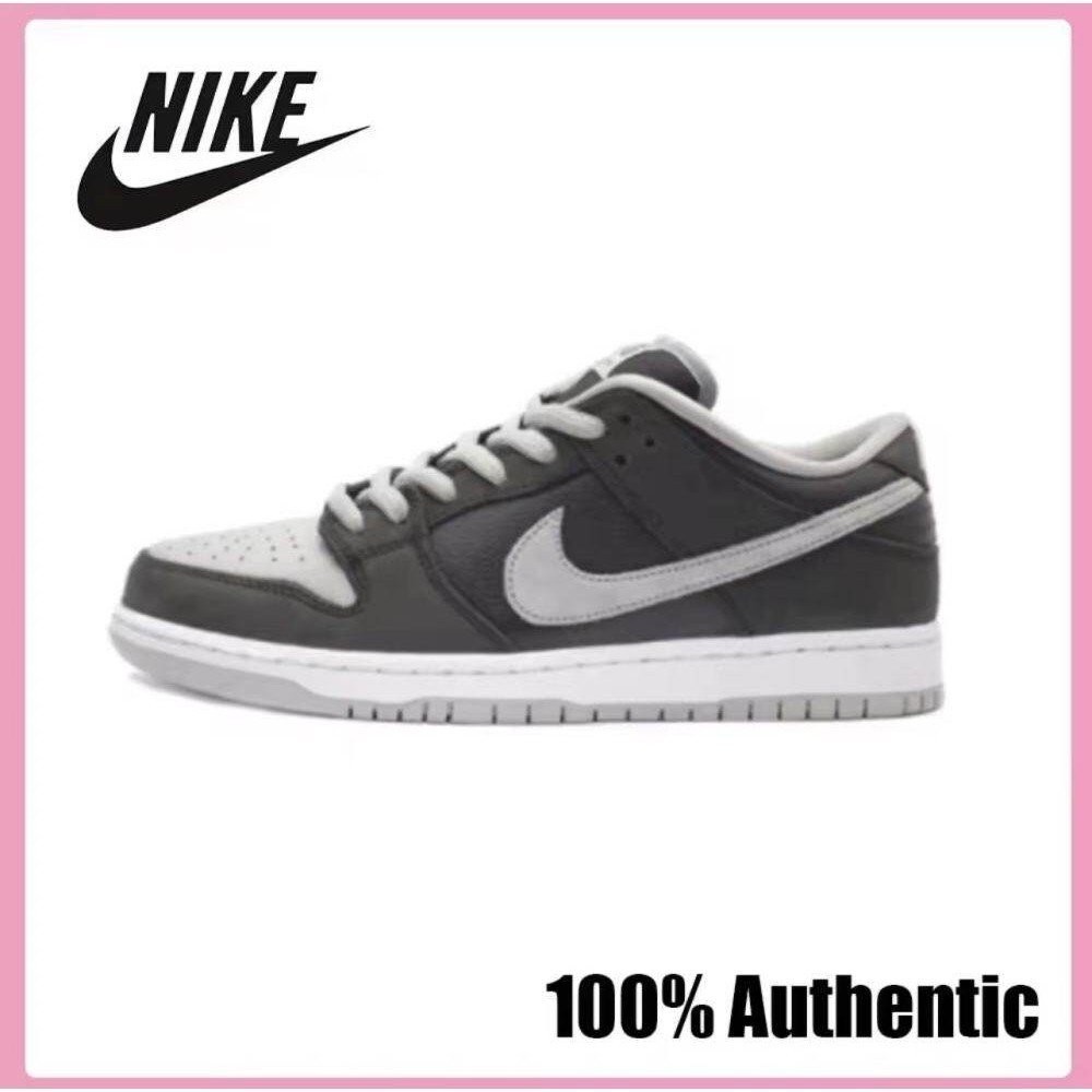 2024 Nike Dunk SB Low Pro "J-Pack Shadow Street Anti-slip Low Top Plank Unisex Shadow Grey shoes,ของแท ้ 100 %