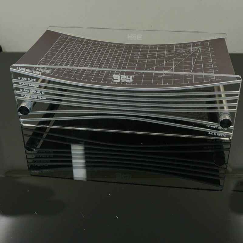 Multi-Angle 324ยี่ห้อ3/5 Track Adjustment The Brake 3/5 Lane For Tamiya Mini 4wd Racing Car