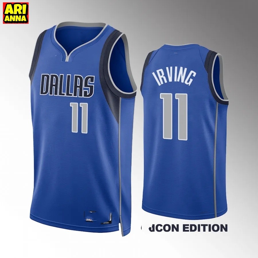 Dallas Mavericks 11 Kyrie Irving Jersey Association Edition White Swingman