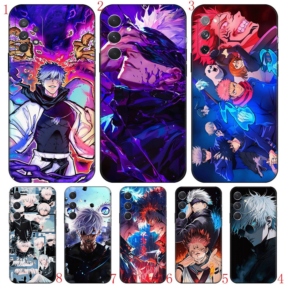 Samsung A70 A11 A12 4G A21S A22 4G A22 5G ความเข้ากันได้ TPU Soft Shell Case Jujutsu Kaisen gojo satoru