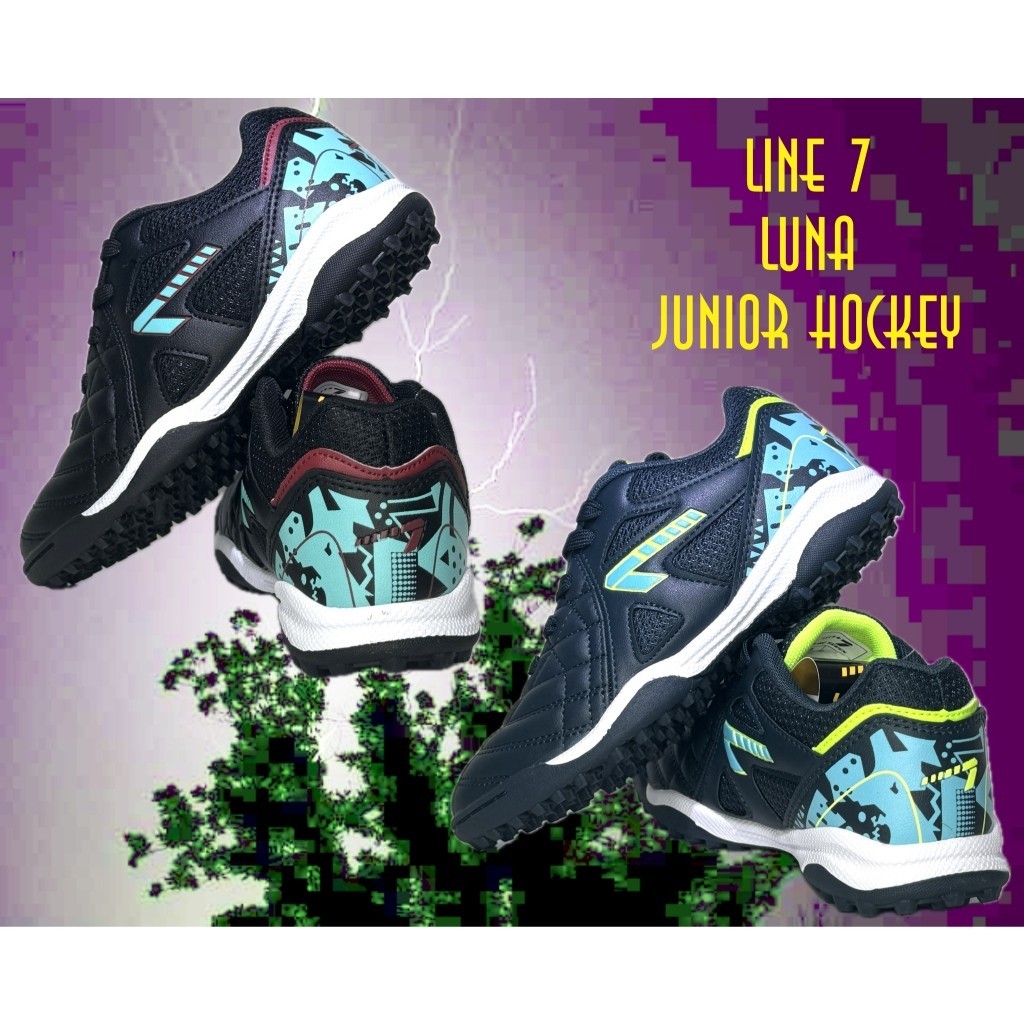 Line 7 LUNA Junior Hockey Shoes Turf Shoes Kasut Hoki.