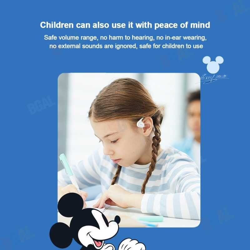 100% Authentic Neckband Earphone Air Conduction Wireless Bluetooth Earbuds Hifi Sound Noise Reducti