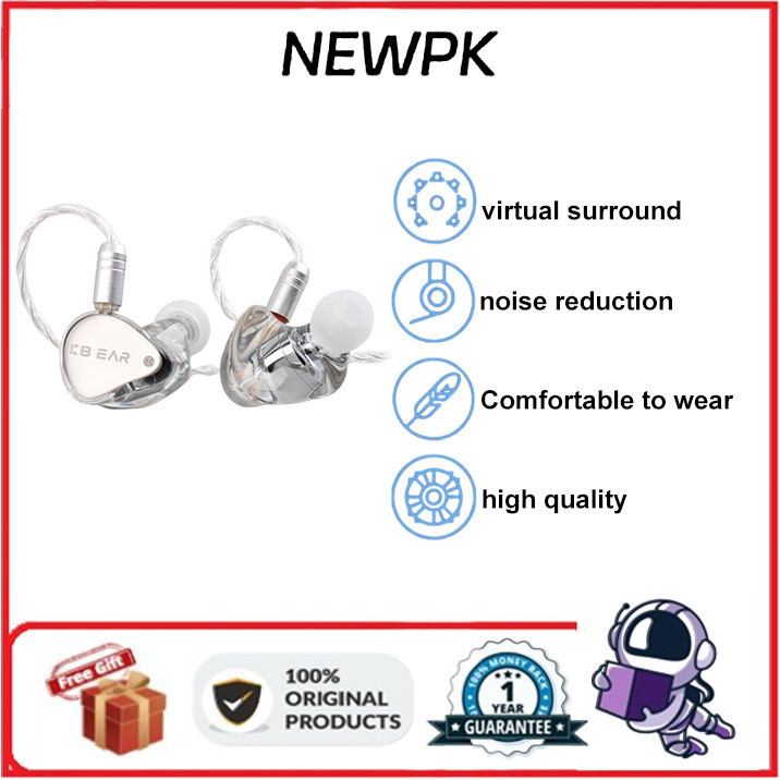 Kbear liguang หูฟังแบบมีสายพร้อมคุณภาพเสียงไฮไฟแบบถอดเปลี่ยนได้