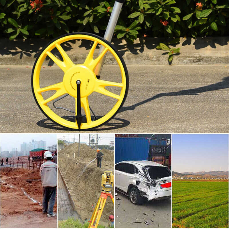 ดิจิตอล/Mechanical ABS ล้อวัดระยะทาง Roller Rangefinder Surveyor เดิน Zero