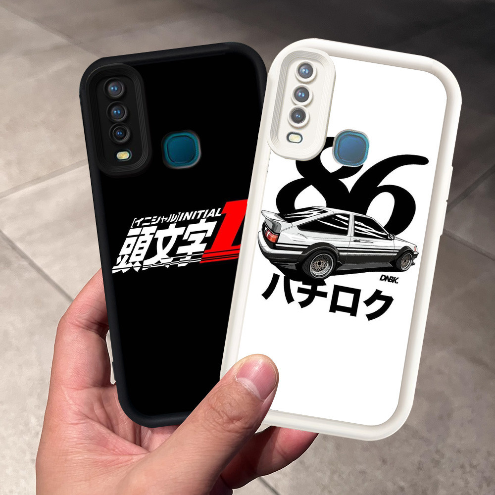 เคสสําหรับ VIVO Y50 Y15 Y17 Y30 Y12 Y19 V9 Z1 Pro Y66 Y30i เคสซิลิโคน H-43 INITIAL D AE86