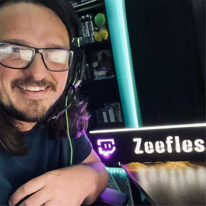 ❥ ส่วนบุคคล สำหรับ Twitch โคมไฟที่กำหนดเองไม้ LED USB Night