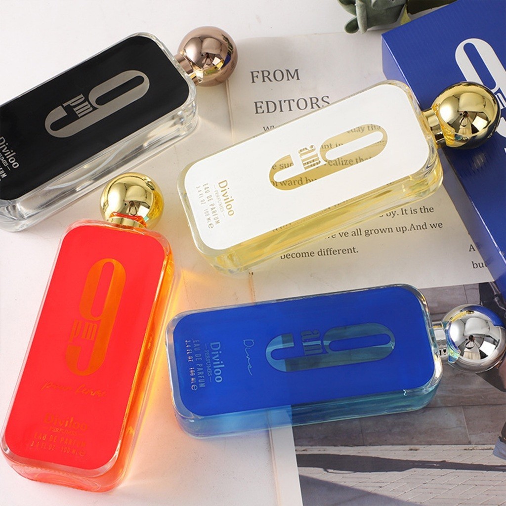 [พร้อมส่ง] Diviloo Afnan 9AM & 9PM น้ําหอม สเปรย์น้ําหอม สดชื่น ติดทนนาน ธรรมชาติ 100 มล. สําหรับคู