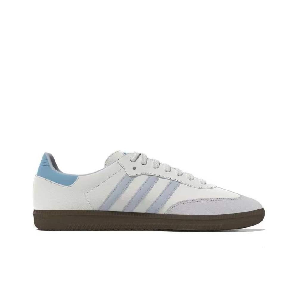 



 ♞Adidas SAMBA OG รองเท้าผ้าใบ สีขาว สีเทา สีฟ้า สําหรับผู้ชาย ผู้หญิง ID2055