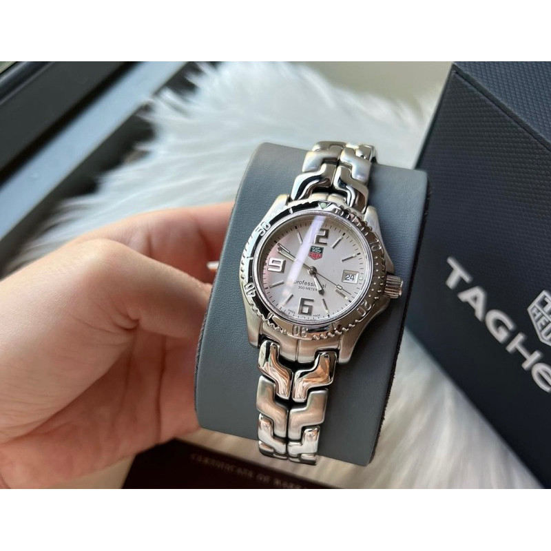 ♞,♘,♙Tag Heuer Link G1 Silver Dial Boy Size