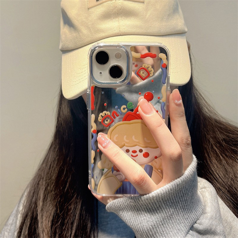 Dj103 สําหรับ Apple iPhone 15 14 13 12 11 Pro Max Mini XS Max XR X 7 8 Plus SE2 SE3 Anti-fall กระจกแก้วเคสโทรศัพท์