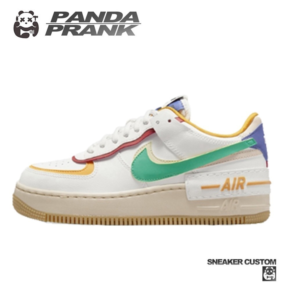 ♞,♘NIKE Air Force 1 Shadow รองเท้าผ้าใบ ของแท้ 100%