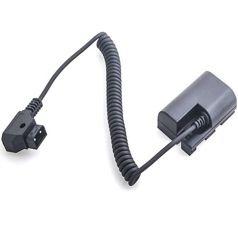 Power Topcine D-Tap Supply Cable LP-E6 Dummy Battery Compatible with Canon III 5DMark IV 6D 60D 6DM 