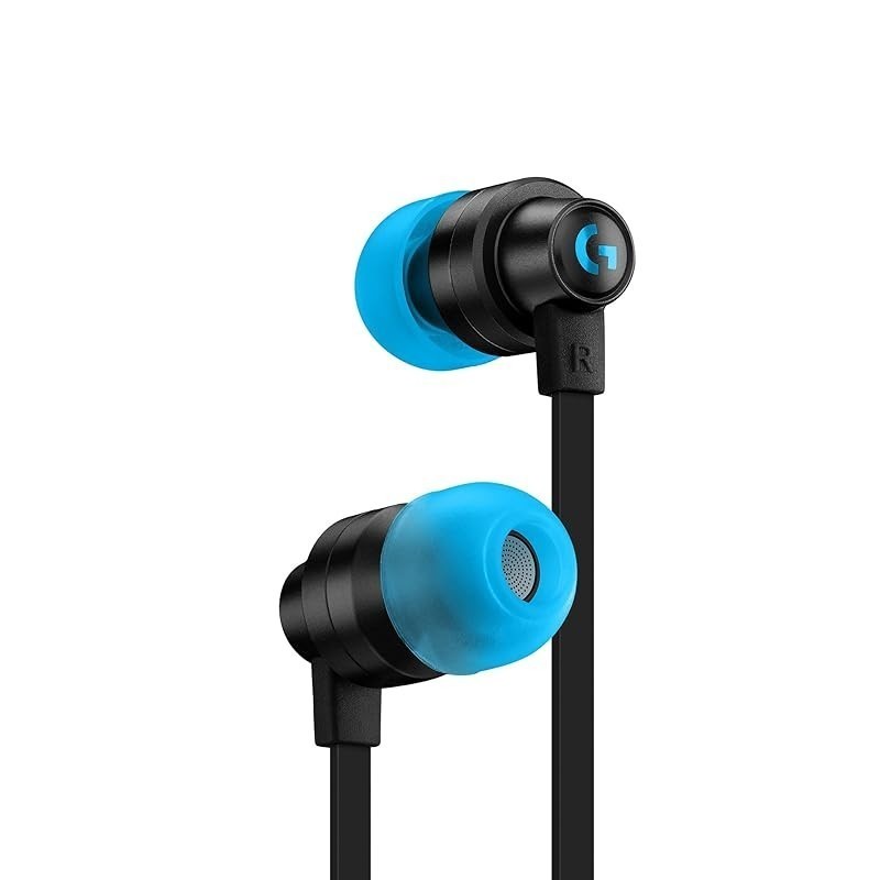 Logicool G G333 Gaming Earphones Black Wired Earphones with Inline Mic 3.5mm USB-C Volume Control C
