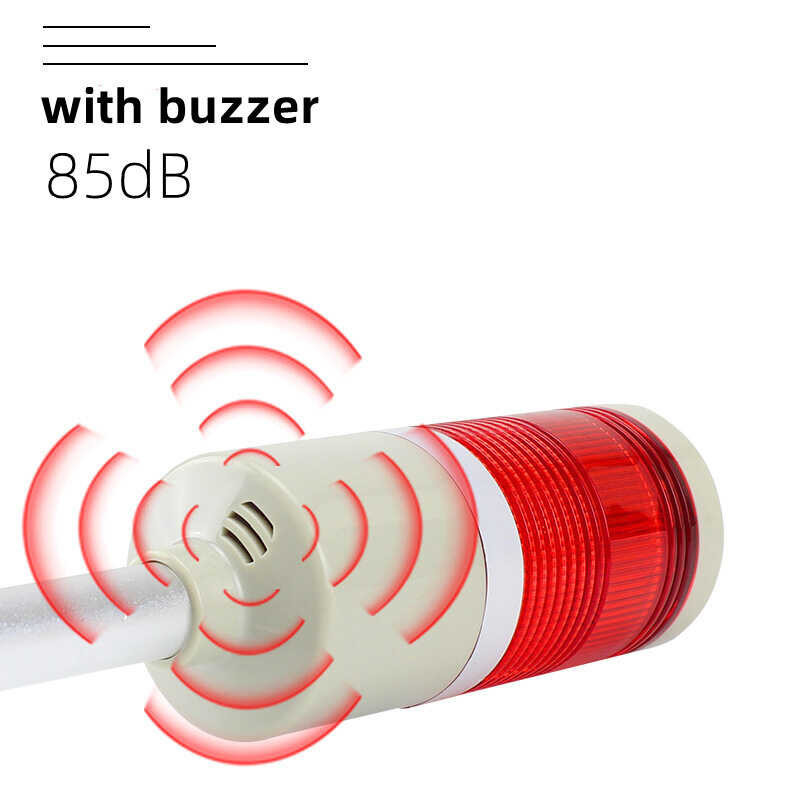 Industrial Signal Warning Ac220v Dc12v Dc24v Tower Lamp Multilayer Warning Light With Sound