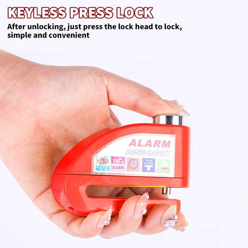 ❤ LST อุปกรณ์ล็อคเตือนภัยรถจักรยานยนต์110db