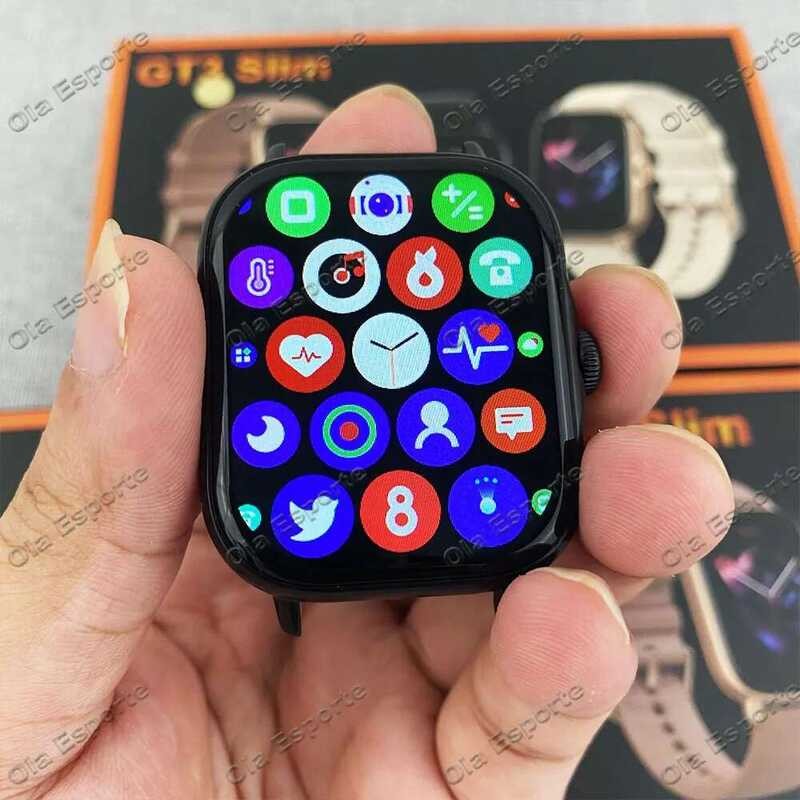 ❥ 2024 Original Gt3 Slim Smart Watch 2.01นิ้วhdหน้าจอบลูทูธกีฬากันน้ําsmartwatch Ultra Series10