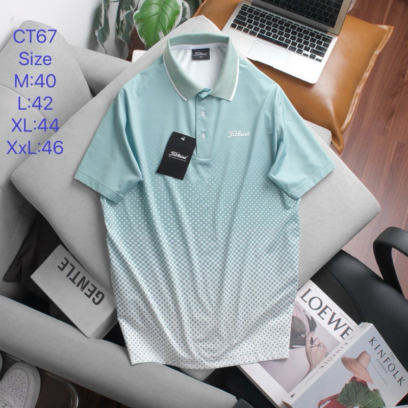 เสือโปโลผู้ชาย คอปกแขนสั้น ใส่ตีกอล์ฟ ใส่ลำลอง polo TL88