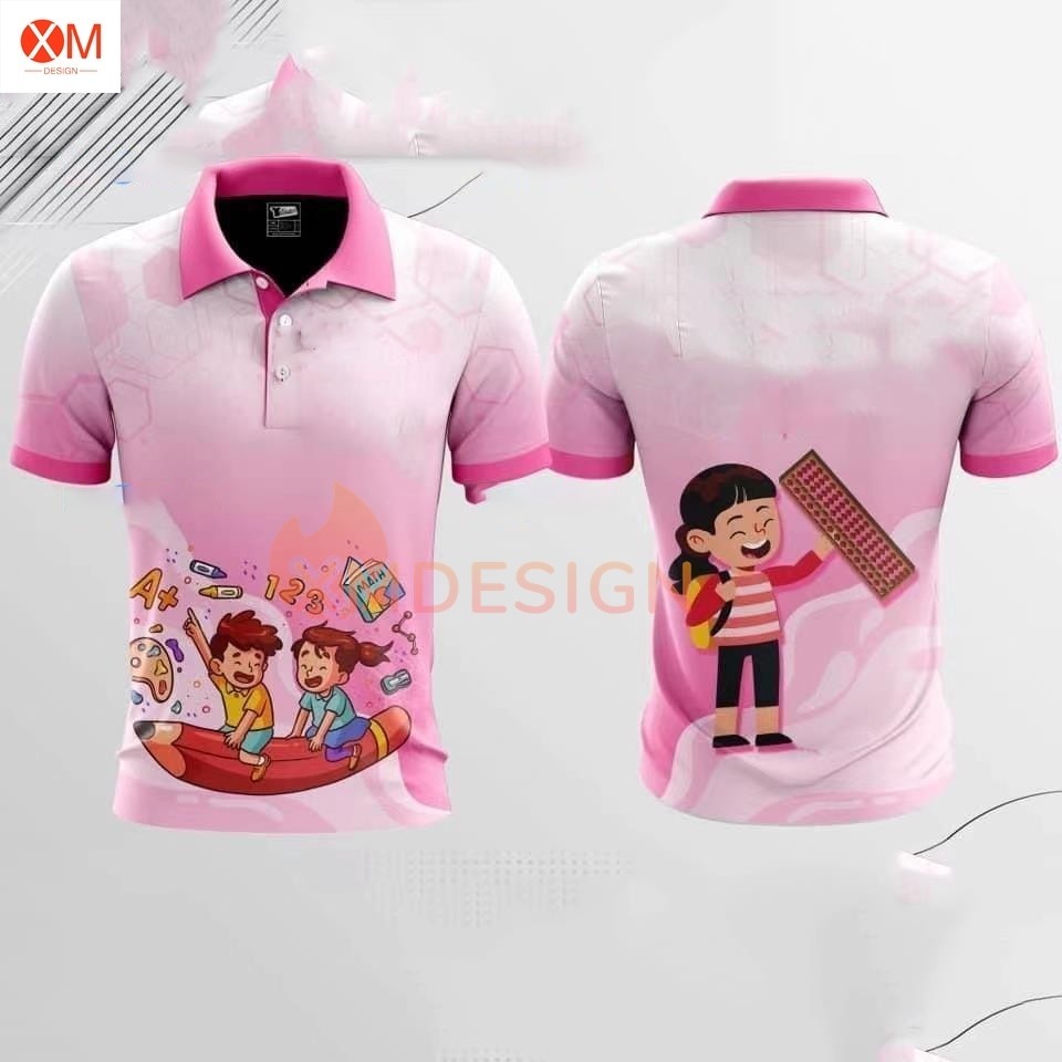 🍊💕 พร้อมส่ง เสื้อโปโล ครู ศพด อนุบาล เสื้อทีม ทรงผู้หญิง