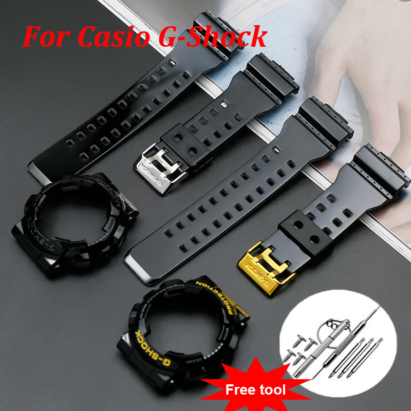 สายนาฬิกาข้อมือซิลิโคน สําหรับ Casioak G shock GA-110 GA100 GA120 GD-120 100 110