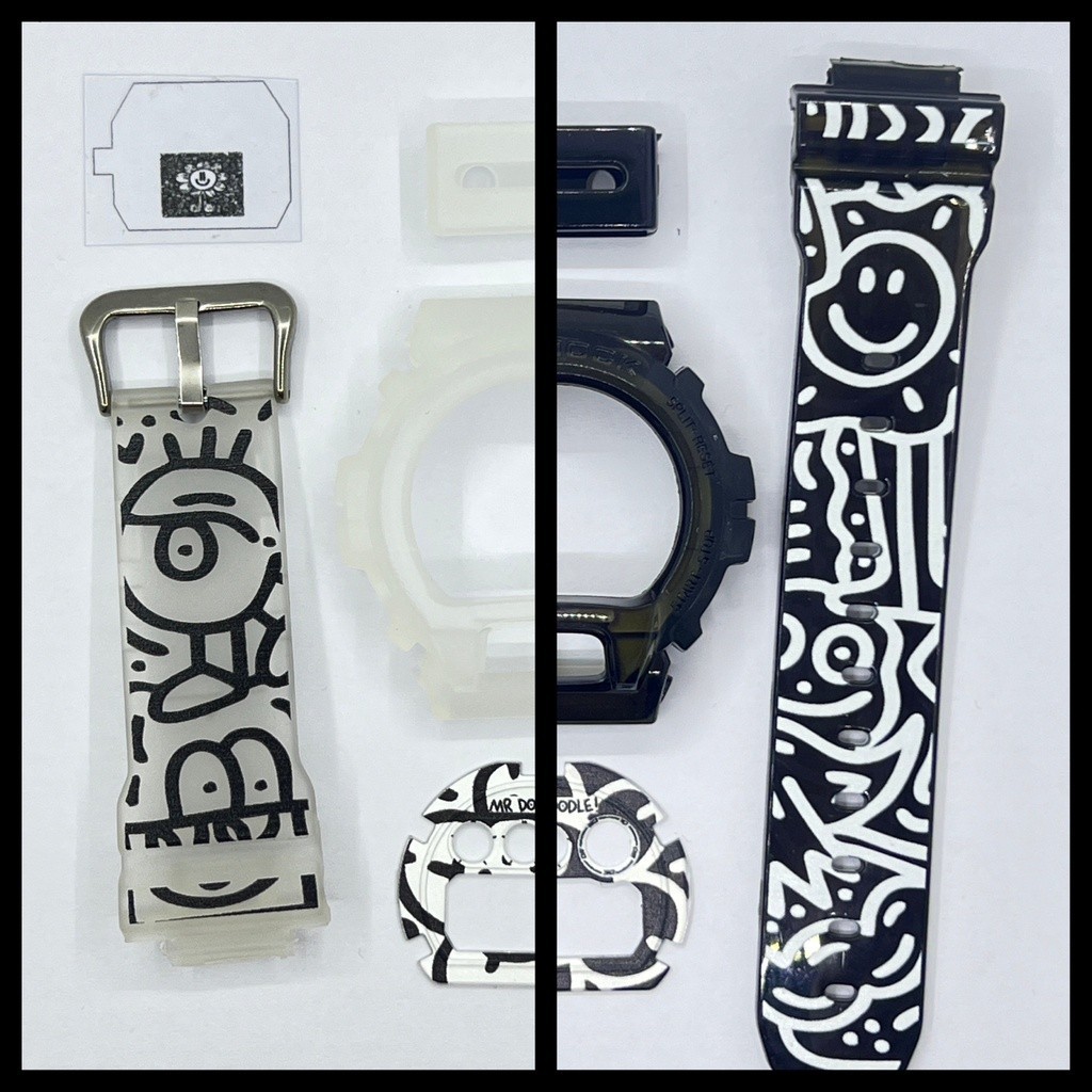 Mr.doodle BAND และกรอบ BNB DW5600 DW6900 GDX6900 GX56 G7900 GA GD GA700 GA400 DW8200 GW9400 GWF1000