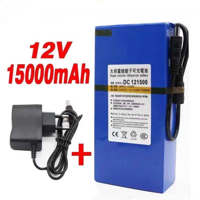 B แบตเตอรี่ Rechargeble 12V 4Ah 6Ah 9Ah 15Ah 20Ah (แถม Adapter)