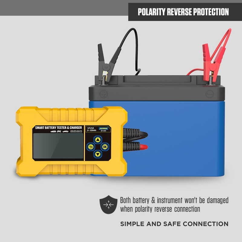 ❤ 【การชาร์จแบตเตอรี่】Autool Bt380 12V