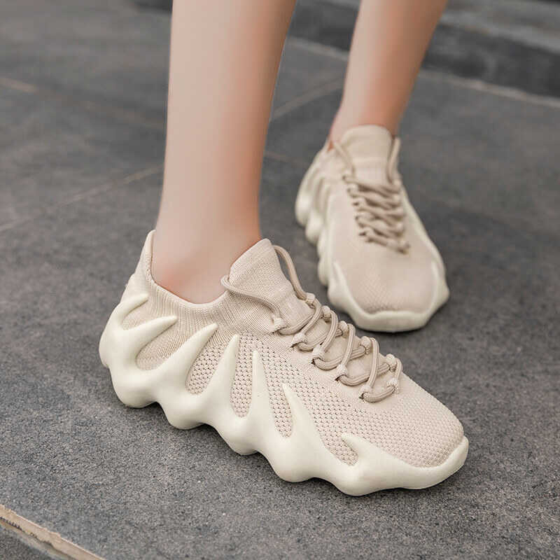 Women Breathable Cyou Lightweight Soft Athletic Shoes Unisex Sneakers