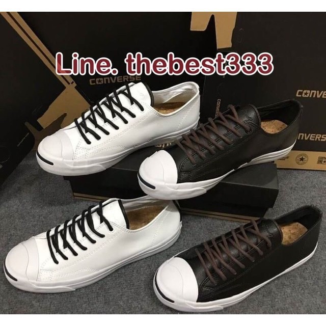 ♞,♘,♙รองเท้าแบบหนังConverse Jack Purcell